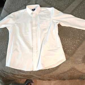 Large white mens dress shirt